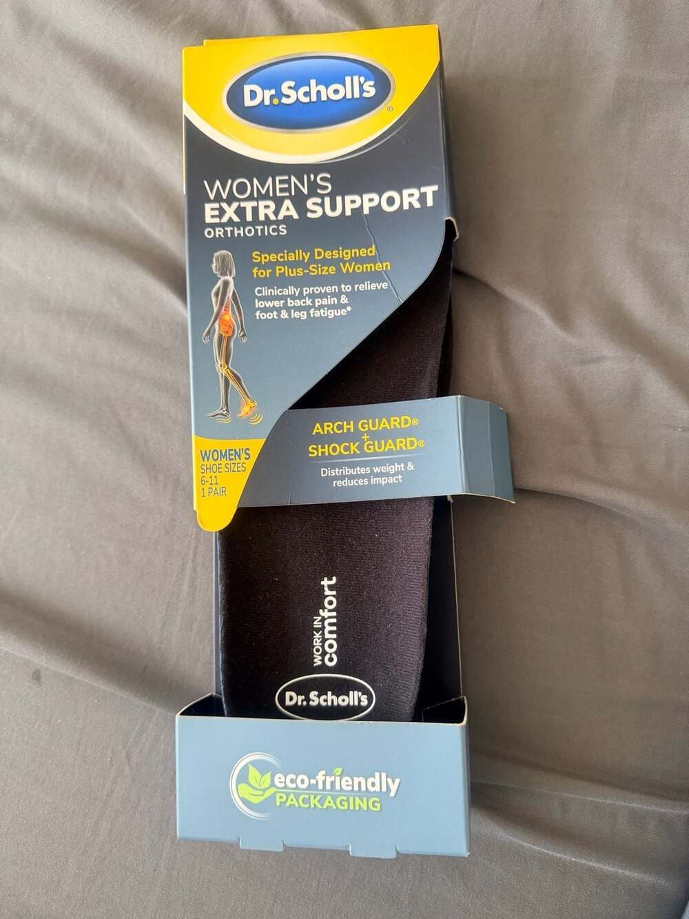 Dr. Scholl's Women's Extra Support Orthotics Size 6-11 Shoe Inserts